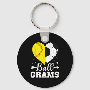 Ll Grams Funny Softll Soccer Grams T Shirt Key Ring