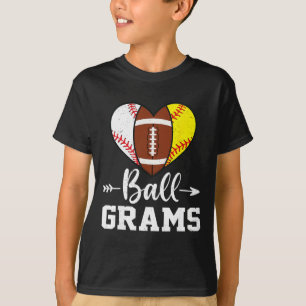 Ll Grams Sell Footll Softll Player T-Shirt