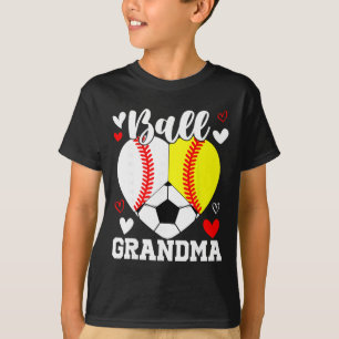 Ll Grandma Funny Sell Softll Soccer T-Shirt
