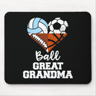 Ll Great Grandma Soccer Footll Sketll Volleyll Mouse Mat