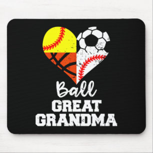 Ll Great Grandma Soccer Sell Softll Sketll T Shirt Mouse Mat