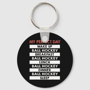 Ll Hockey My Perfect Day Player Day Routine Key Ring