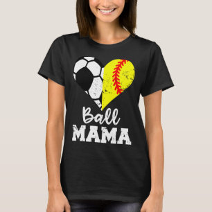Ll Mama Funny Soccer Softll Mama  T-Shirt
