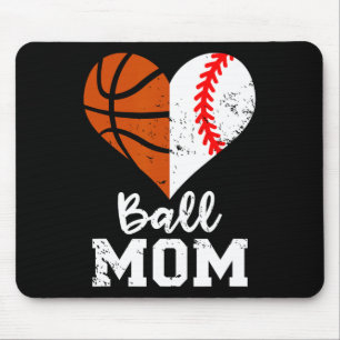 Ll Mom Heart Funny Sell Sketll Mom Mouse Mat