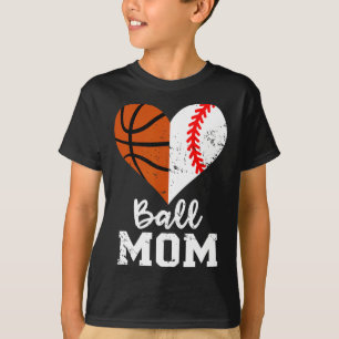 Ll Mom Heart Funny Sell Sketll Mom T-Shirt