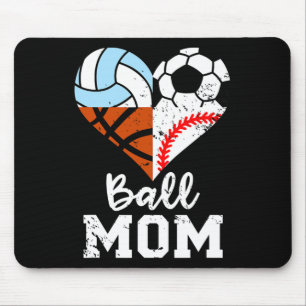 Ll Mum Funny Soccer Sell Volleyll Sketll Heart Mouse Mat