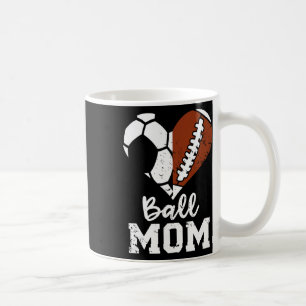 Ll Mum Heart Funny Footll Soccer Mum Coffee Mug