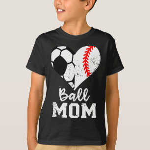 Ll Mum Heart Funny Sell Soccer Mum T-Shirt