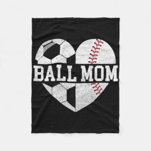 Ll Mum Shirt Heart Funny Sell Soccer Mum Fleece Blanket