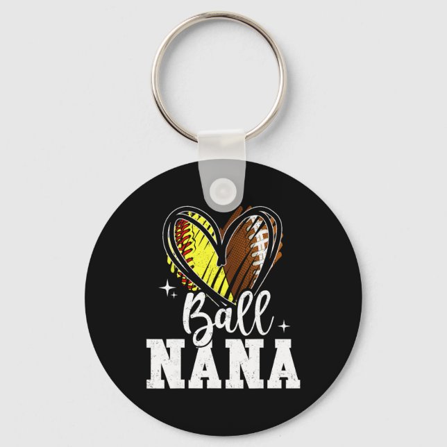 Ll Nana Softll Footll Nana Of Both  Key Ring (Front)