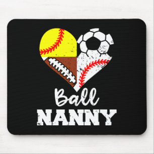 Ll Nanny Soccer Footll Sell Softll Player Mouse Mat