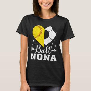 Ll Nona Funny Softll Soccer Nona T-Shirt