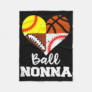 Ll Nonna Footll Sell Softll Sketll Nonna  Fleece Blanket