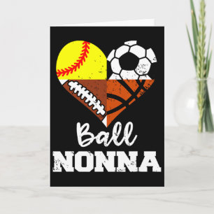 Ll Nonna Soccer Footll Softll Sketll Player Nonna Card