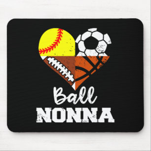 Ll Nonna Soccer Footll Softll Sketll Player Nonna Mouse Mat