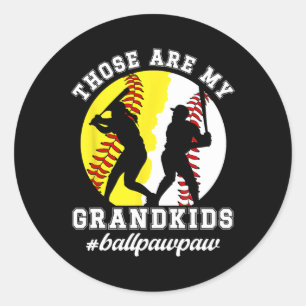 Ll Pawpaw Proud Sell Softll Pawpaw Grandpa Classic Round Sticker
