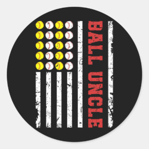 Ll Uncle Us Flag Sell Softll Uncle Of Llers  Classic Round Sticker