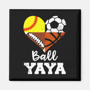 Ll Yaya Soccer Footll Softll Sketll Player Yaya Magnet