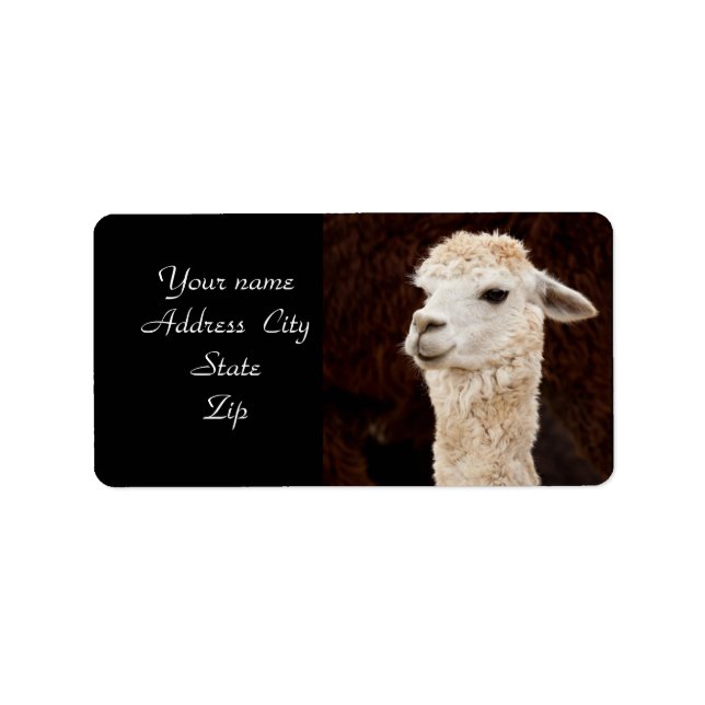 LLama address labels (Front)