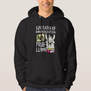 Llama & Alpaca Lovers 120 Days of Kindergarten No Hoodie