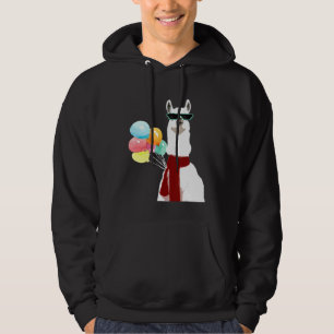 Llama Alpaca Sunglasses Cool Lama Rama Idea Hoodie