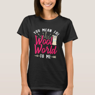 Llama Alpaca Wool World Design T-Shirt