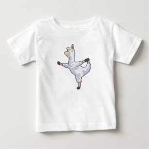 Llama at Yoga Fitness Baby T-Shirt