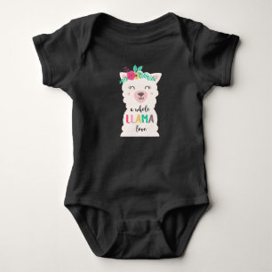 Llama baby bodysuit
