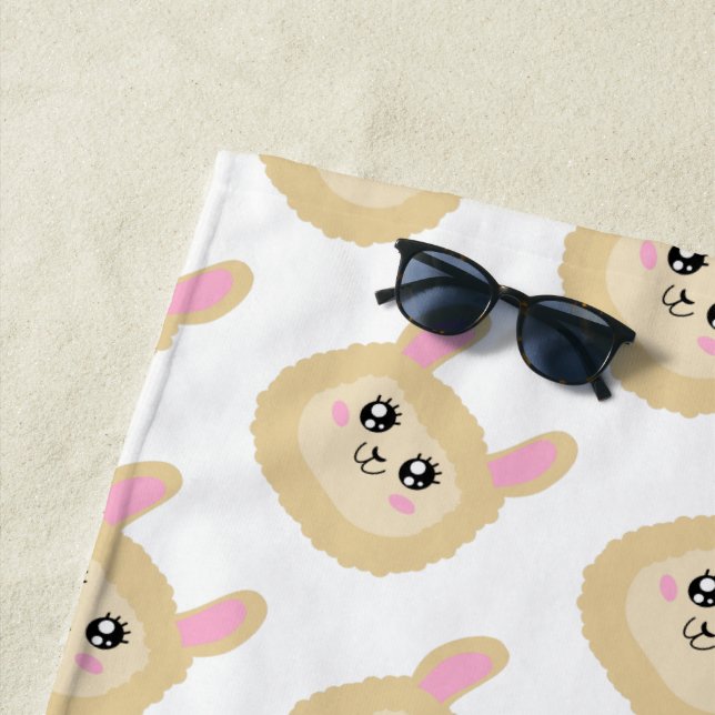 Llama Beach Towel (In Situ)