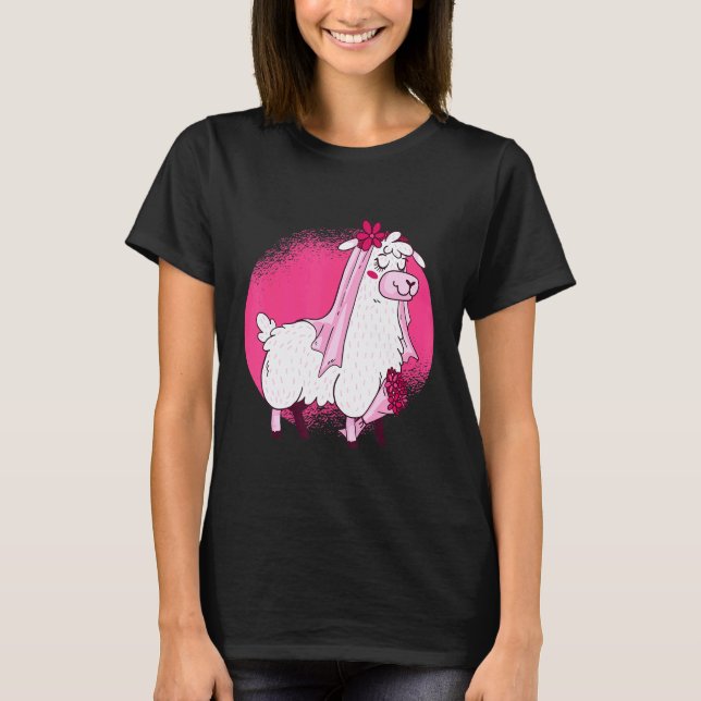 Llama Bride T-Shirt (Front)
