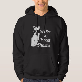 Llama Camping Only You Can Prevent Drama  2 Hoodie