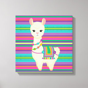 Llama Canvas Print