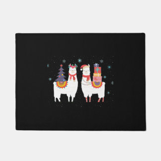 Llama Christmas - Alpaca Christmas Doormat