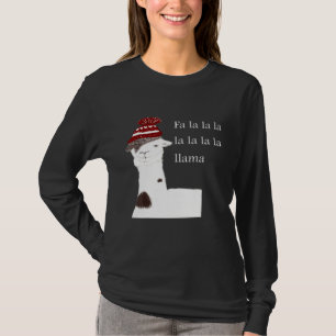 Llama Christmas Design Fa La La Llama T-Shirt