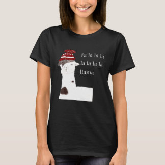 Llama Christmas Design Fa La La Llama T-Shirt