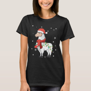 Llama Christmas Lights Sturdy Animals  Alpaca Xmas T-Shirt
