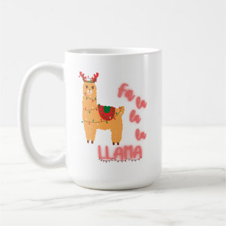 Llama Christmas Mug
