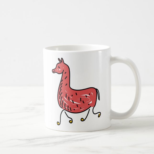 llama coffee mug (Right)