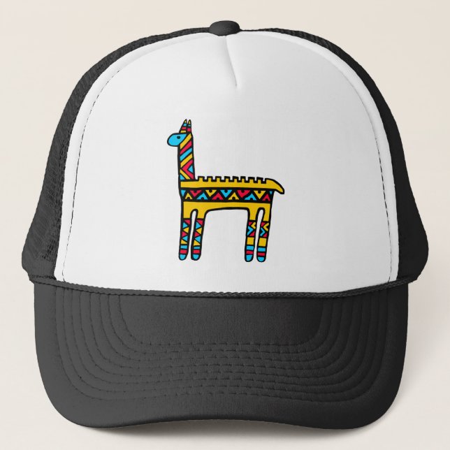 Llama-colours Trucker Hat (Front)