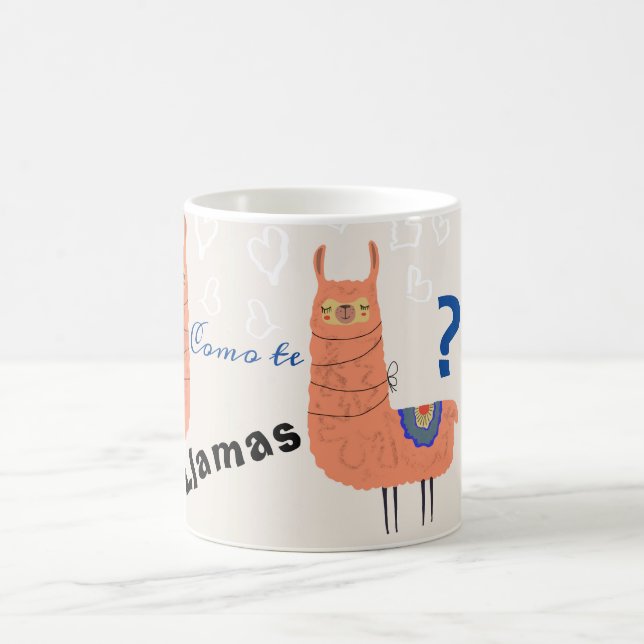 Llama Como Te Llamas Coffee Mug (Center)