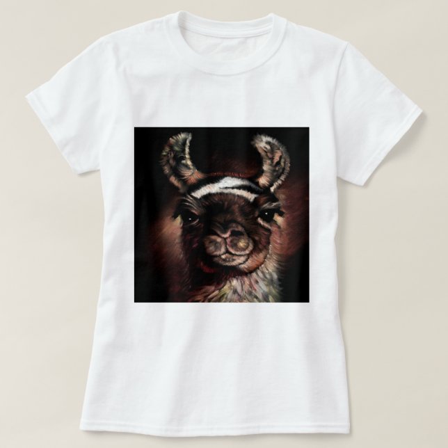 Llama Cusco Peru T-Shirt (Design Front)