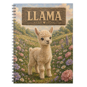 Llama Cute Baby Storybook Nursery Animal Notebook