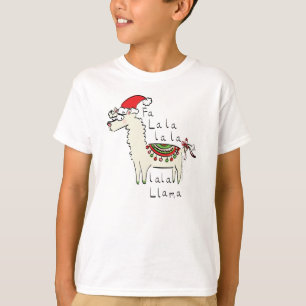 Llama Cute Funny Christmas Holiday T-Shirt