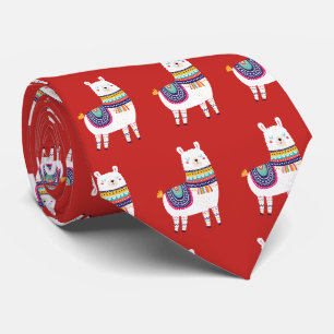 Llama Cute Tie