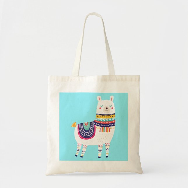 Llama Cute Tote Bag (Front)