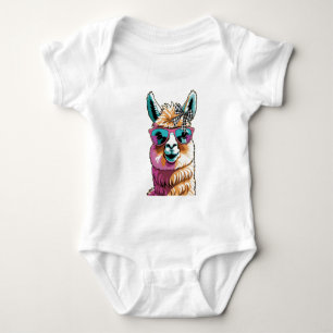 Llama Day Out Baby Bodysuit