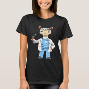Llama Dentist Animal Llama Doctor Dentist Llama T-Shirt