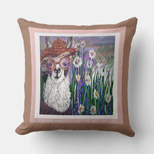 Llama, Dressed Up and Free Cushion