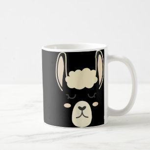 Llama Face Funny Halloween Costume Alpacas  Coffee Mug