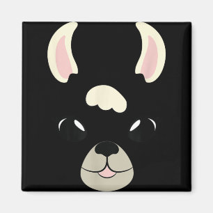 Llama Face Halloween Costume Alpaca Lovers Magnet